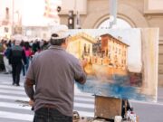 El Mercat del Ram acull la 59a edició del Concurs de pintura ràpida