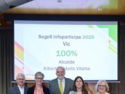 Vic obté el 100% de transparència amb el Segell Infoparticipa