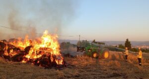 Un incendi de matinada obliga a actuar d’urgència a Folgueroles