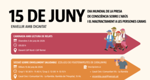 Manifestació en commemoració del Dia Mundial de la Presa de Consciència sobre l’Abús i el Maltractament a les Persones Grans